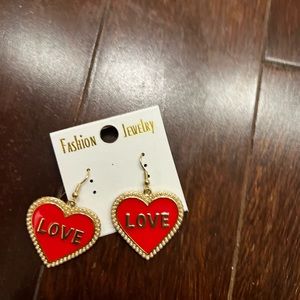 NWT Love earrings
